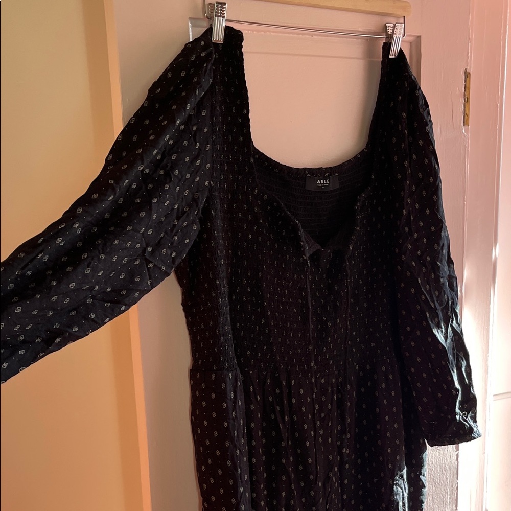 ABLE 2X Printed Jumper with elasticized top